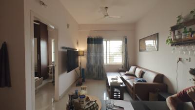 Living Room Image of 1500 Sq.ft 3 BHK Apartment / Flat for rent in Kaggadasapura Bengaluru for Rs. 46000