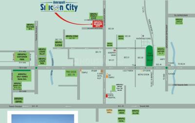Image of 1420 Sq.ft 3 BHK Apartment / Flat for sale in Amrapali Silicon City, Sector 76, Noida for Rs. 15000000