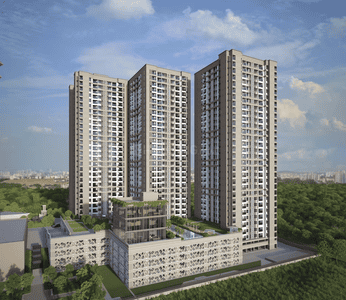 Image of 943 Sq.ft 2 BHK Apartment / Flat for sale in Godrej Aqua Vista, Keshav Nagar, Pune for Rs. 9600000