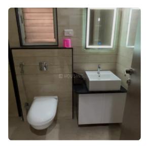 Bathroom Image of 1000 Sq.ft 2 BHK Apartment / Flat for rent in Vertical Alcinia, Mohammed Wadi Pune for Rs. 35000