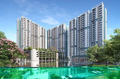 Image of 874 Sq.ft 3 BHK Apartment / Flat for sale in DTC Still Waters, New Town, Kolkata for Rs. 9200000
