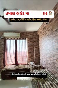 Living Room Image of 558 Sq.ft 1 RK Apartment / Flat for rent in Sakar Raj Residency, Kathwada Ahmedabad for Rs. 11000