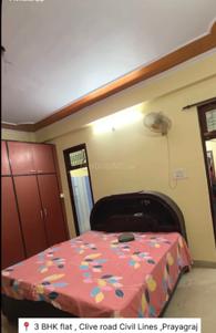 Bedroom Image of 1200 Sq.ft 3 BHK Builder Floor for rent in Civil Lines Allahabad for Rs. 40000