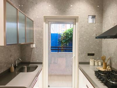 Kitchen Image of 872 Sq.ft 2 BHK Apartment / Flat for sale in Arihant Avanti Phase II, Shilgaon Thane for Rs. 6300000