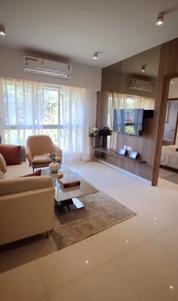 Living Room Image of 899 Sq.ft 2 BHK Apartment / Flat for sale in Godrej Varanya Phase 2, Kharghar Navi Mumbai for Rs. 22900000