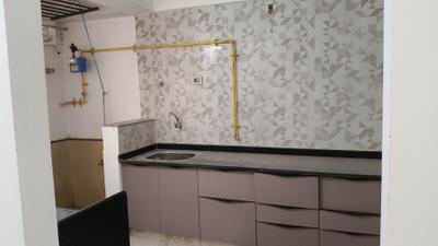 Kitchen Image of 1809 Sq.ft 3 BHK Apartment / Flat for rent in Swagat Queens Land, Sargasan Gandhinagar for Rs. 25000