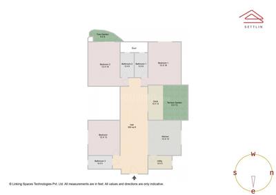 Image of 2409 Sq.ft 3 BHK Apartment / Flat for sale in Total Environment In That Quiet Earth Bangalore by Total Environment Building Systems, Horamavu, Bengaluru for Rs. 35800000