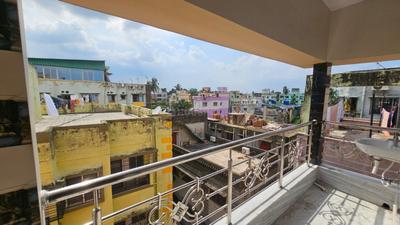 Balcony Image of 1500 Sq.ft 3 BHK Apartment / Flat for rent in Baranagar Kolkata for Rs. 23000