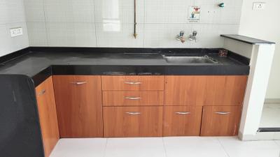 Kitchen Image of 800 Sq.ft 2 BHK Apartment / Flat for sale in Nyati Elan, Wagholi Pune for Rs. 5500000