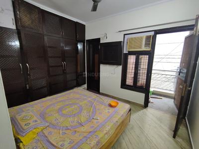 Bedroom Image of 900 Sq.ft 2 BHK Builder Floor for rent in RWA Malviya Block B1, Malviya Nagar New Delhi for Rs. 42000