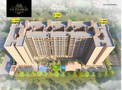 Image of 1547 Sq.ft 3 BHK Apartment / Flat for sale in Sai Pleasure, Wakad, Pune for Rs. 13500000