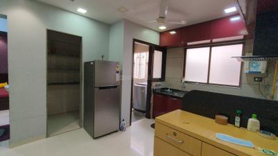 Kitchen Image of 1240 Sq.ft 2 BHK Apartment / Flat for rent in Sangini Gardenia, Dahin Nagar Surat for Rs. 26000