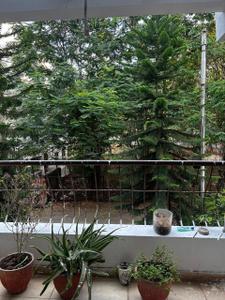 Balcony Image of 510 Sq.ft 1 BHK Apartment / Flat for rent in Warje Pune for Rs. 16500