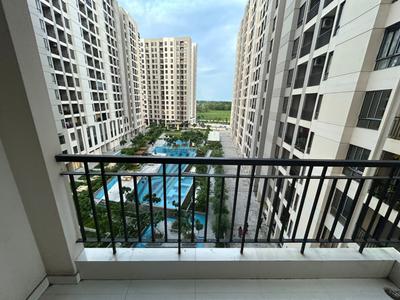 Balcony Image of 1300 Sq.ft 3 BHK Apartment / Flat for rent in Diamond City West, Sarsuna Kolkata for Rs. 28000