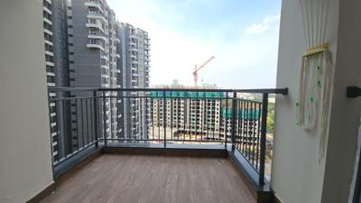 Balcony Image of 1740 Sq.ft 3 BHK Apartment / Flat for rent in Puravankara Park Hill Wing B, Mallasandra Bengaluru for Rs. 57999