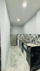 Kitchen Image of 550 Sq.ft 1 BHK Builder Floor for rent in Mahalakshmi Nagar Indore for Rs. 13999