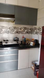 Kitchen Image of 745 Sq.ft 1 BHK Apartment / Flat for rent in Giriraj Icon, Kharghar Navi Mumbai for Rs. 30000