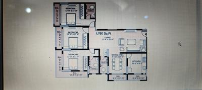 Image of 1248 Sq.ft 2.5 BHK Apartment / Flat for sale in Chhataripur, Varanasi for Rs. 6864000