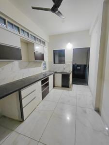 Kitchen Image of 600 Sq.ft 1 BHK Builder Floor for rent in Mahalakshmi Nagar Indore for Rs. 16000