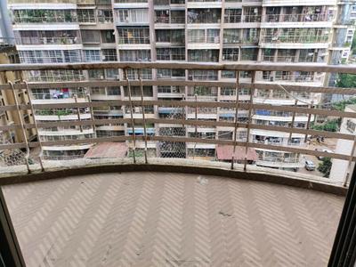 Bedroom One Image of 1225 Sq.ft 2 BHK Apartment / Flat for rent in Paradise Sai Crystals, Kharghar Navi Mumbai for Rs. 39500