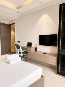 Bedroom Image of 150 Sq.ft 1 RK Studio for rent in Sector 57 Gurgaon for Rs. 44000