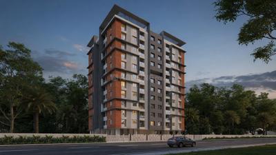 Image of 1215 Sq.ft 2 BHK Apartment / Flat for sale in Kumar Panache, Baner, Pune for Rs. 12700000