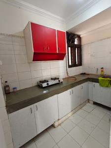 Kitchen Image of 650 Sq.ft 1 BHK Apartment / Flat for rent in Kaveri Apartments, Vasant Kunj New Delhi for Rs. 27500
