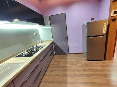 Kitchen Image of 980 Sq.ft 1 BHK Apartment / Flat for rent in Sahjanand Tulsi Glorious, Nandelav Bharuch for Rs. 15000