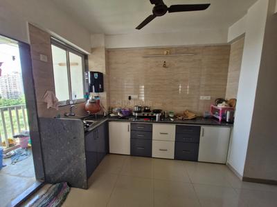 Kitchen Image of 3025 Sq.ft 4 BHK Apartment / Flat for rent in Kalp Nishang, New Gotri Vadodara for Rs. 27000