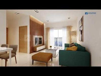 Hall Image of 1004 Sq.ft 2 BHK Apartment / Flat for rent in Adarsh Greens, Kogilu Bengaluru for Rs. 35000