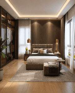 Bedroom Image of 1299 Sq.ft 3 BHK Apartment / Flat for sale in Mani Casa 2, New Town Kolkata for Rs. 17300000