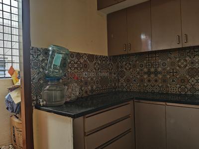 Kitchen Image of 550 Sq.ft 1 BHK Builder Floor for rent in Akshayanagar Bengaluru for Rs. 16000