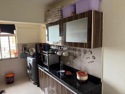 Kitchen Image of 661 Sq.ft 1 BHK Apartment / Flat for rent in Ram Society, Yerawada Pune for Rs. 24000