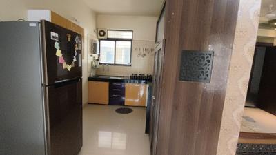 Kitchen Image of 700 Sq.ft 1 BHK Apartment / Flat for rent in Kolte Patil Margosa Heights, Mohammed Wadi Pune for Rs. 17000