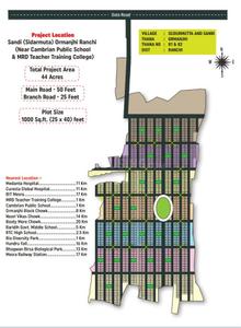 Image of 1000 Sq.ft Residential Plot / Land for sale in Ormanjhi, Ranchi for Rs. 701000