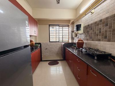 Kitchen Image of 1422 Sq.ft 3 BHK Apartment / Flat for sale in Sundaram Flora, Lambha Ahmedabad for Rs. 4300000