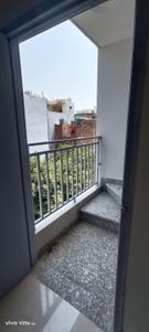 Balcony Image of 500 Sq.ft 1 BHK Builder Floor for rent in Trivani Apartment, Jhilmil Colony New Delhi for Rs. 15000