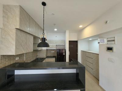 Kitchen Image of 692 Sq.ft 1 BHK Studio for rent in Lodha Belmondo, Gahunje Pune for Rs. 25000