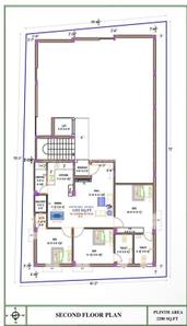Image of 1192 Sq.ft 3 BHK Apartment / Flat for sale in Nanganallur, Chennai for Rs. 19500000