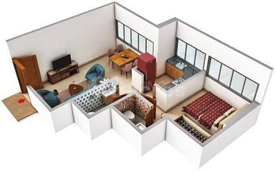 Image of 585 Sq.ft 1 BHK Apartment / Flat for sale in Millenium Infinia, Panvel, Navi Mumbai for Rs. 7500000
