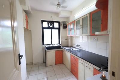 Kitchen Image of 587 Sq.ft 1 BHK Apartment / Flat for rent in Hiranandani Canosa, Hiranandani Estate Thane for Rs. 32000