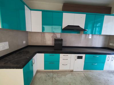 Kitchen Image of 2500 Sq.ft 4 BHK Apartment / Flat for rent in Rishita Manhattan, Gomti Nagar Extension Lucknow for Rs. 52000