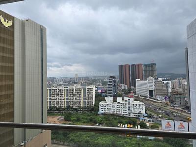 Balcony Image of 990 Sq.ft 2 BHK Apartment / Flat for rent in Top Towers A, Wakad Pune for Rs. 32000