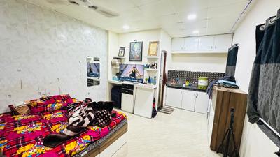 Bedroom Image of 600 Sq.ft 1 RK Builder Floor for rent in Indra Puri Colony Indore for Rs. 8000