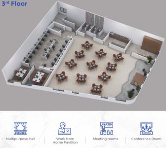 Image of 1265 Sq.ft 3 BHK Apartment / Flat for sale in Sukhwani Skylines, Wakad, Pune for Rs. 11500000