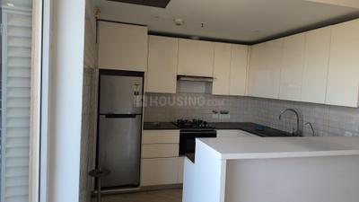 Kitchen Image of 1380 Sq.ft 2 BHK Apartment / Flat for rent in Supertech Supernova, Sector 94 Noida for Rs. 50000