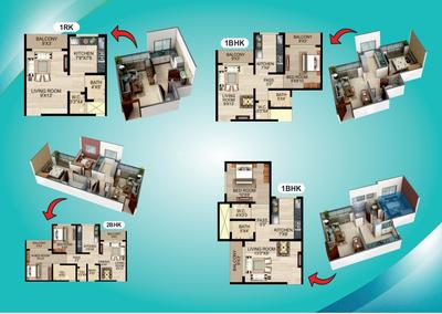 Image of 422 Sq.ft 1 BHK Apartment / Flat for sale in Domain, Govandi, Mumbai for Rs. 8350000