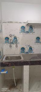 Kitchen Image of 700 Sq.ft 2 BHK Builder Floor for rent in Parao Varanasi for Rs. 7500