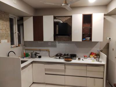 Kitchen Image of 2148 Sq.ft 3 BHK Apartment / Flat for rent in Pacifica Reflections, Vaishno Devi Circle Ahmedabad for Rs. 40000