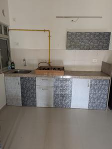 Kitchen Image of 1350 Sq.ft 2.5 BHK Apartment / Flat for rent in Adani The Meadows, Shantigram Ahmedabad for Rs. 38000